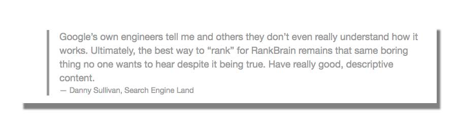 Google engineers don't fully understand how rank brain works